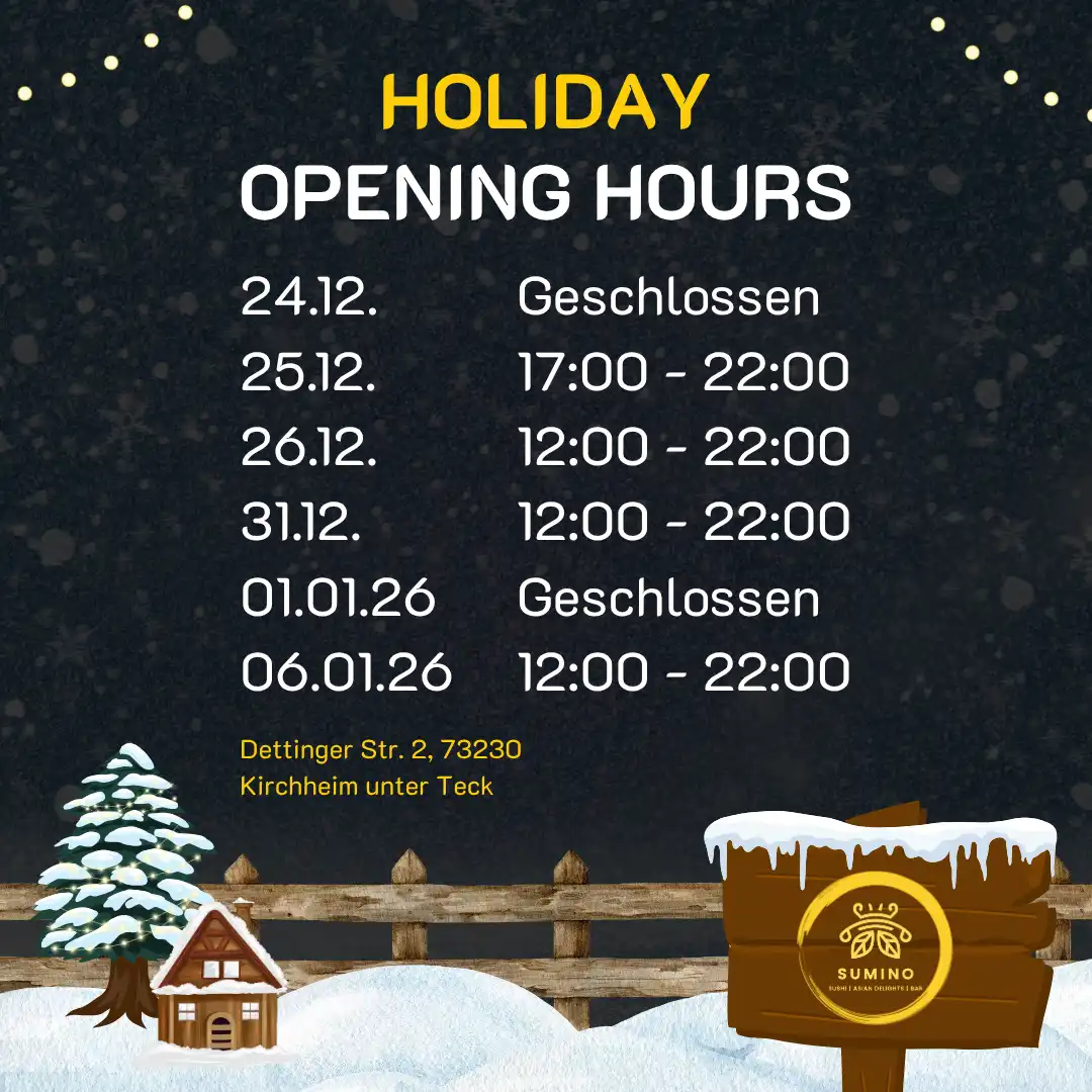 Öffnungszeiten Weihnachten